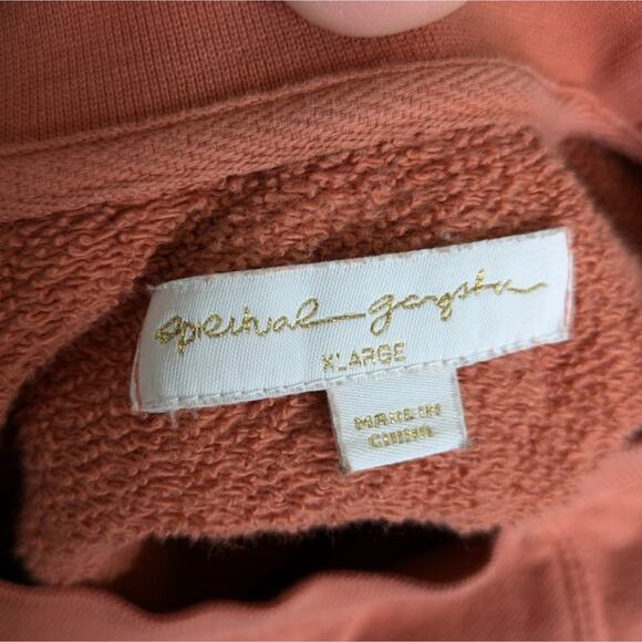 Spiritual Gangster x Peloton Sweatshirt XL Terracotta Crew Pullover Yoga Sweater - Picture 6 of 8